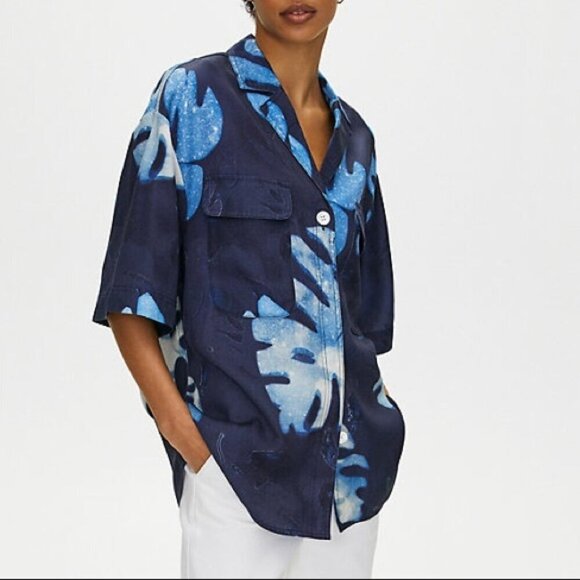 Aritzia The Group Babaton | Calipso Tropical Print Top - Picture 2 of 14
